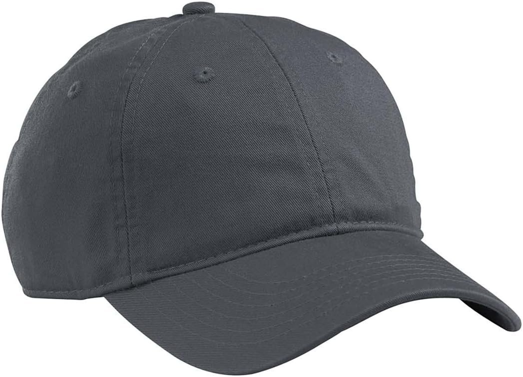 econscious Organic Cotton Twill Unstructured Baseball Hat OS CHARCOAL