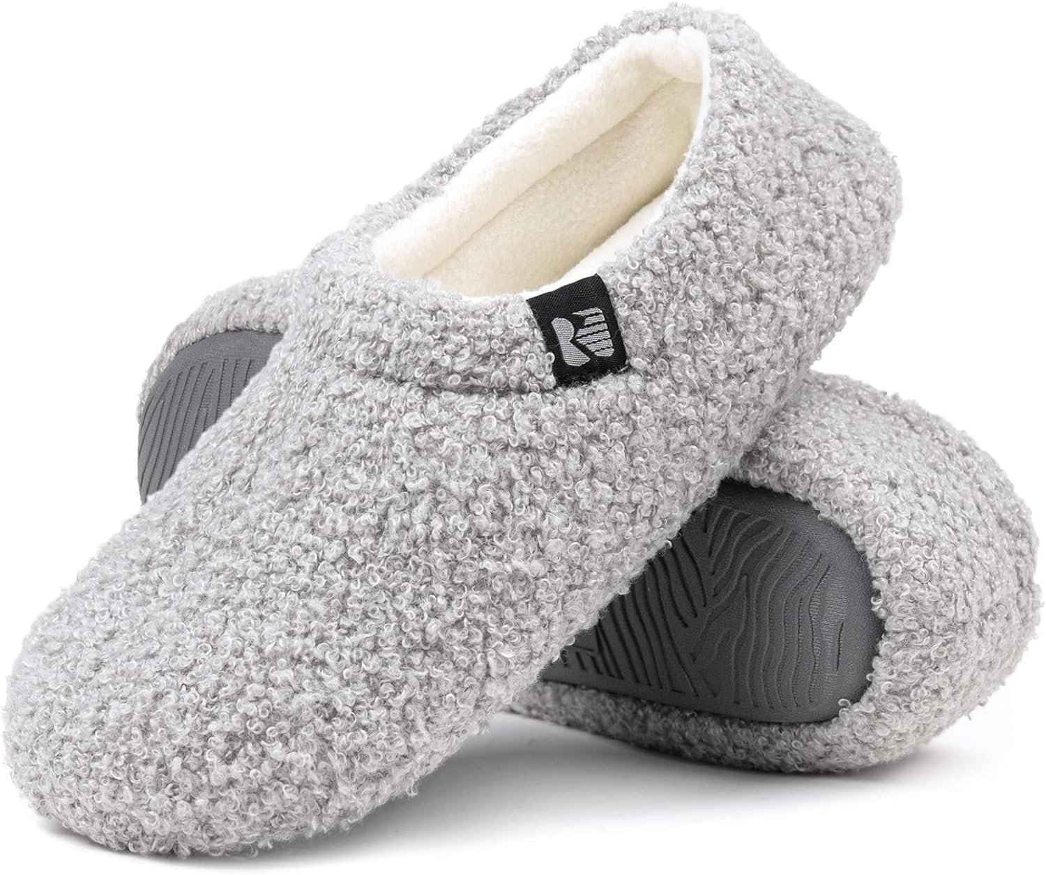 RockDove Women's Teddy Fleece Closed Back Indoor Slipper