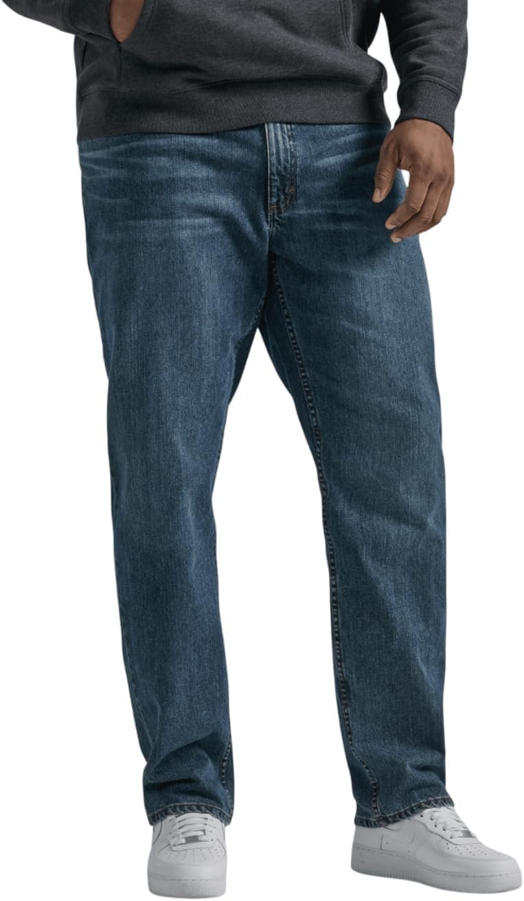 Lee Men's Big  Tall Legendary Relaxed Straight Jean