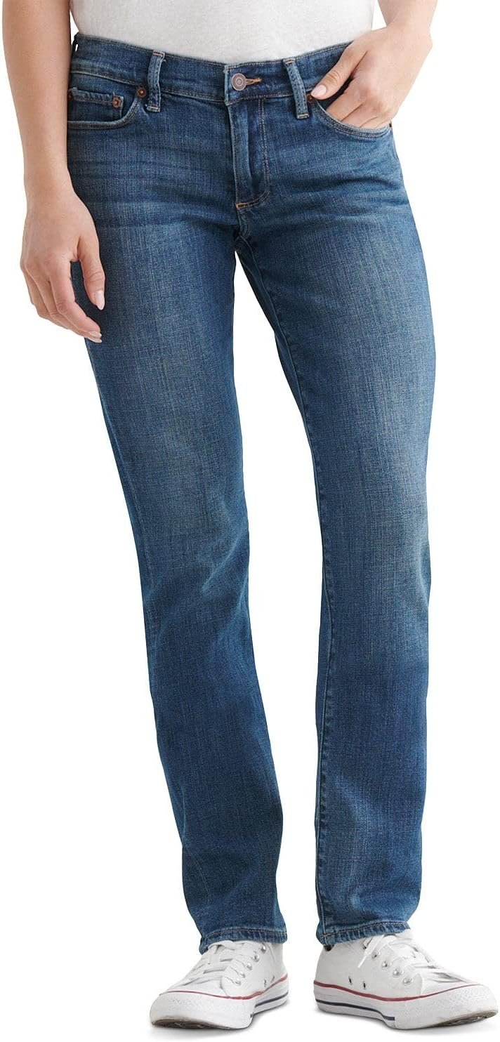 Lucky Brand Women's Mid Rise Sweet Straight Jeans