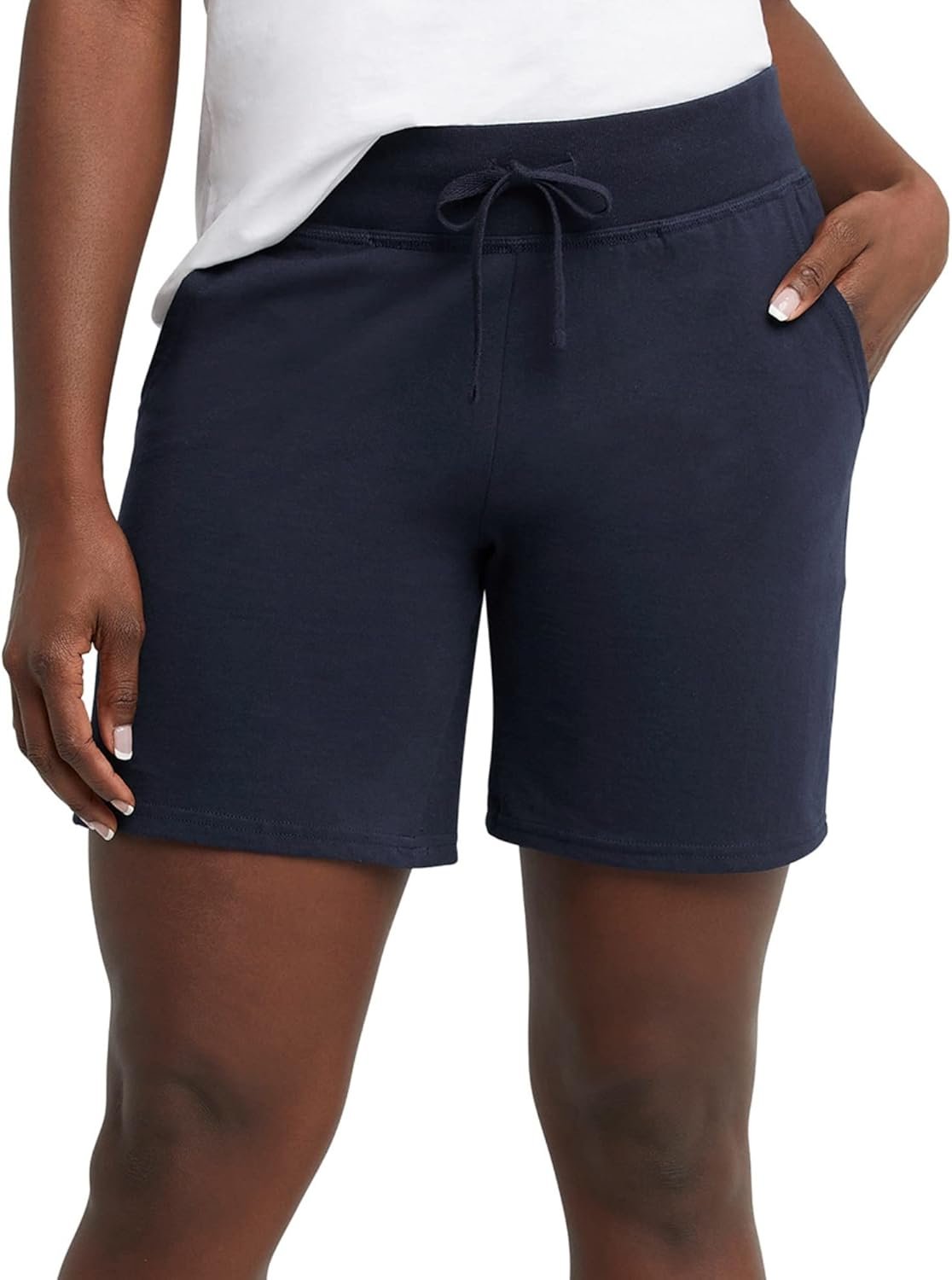 Hanes Women's Jersey Pocket Shorts