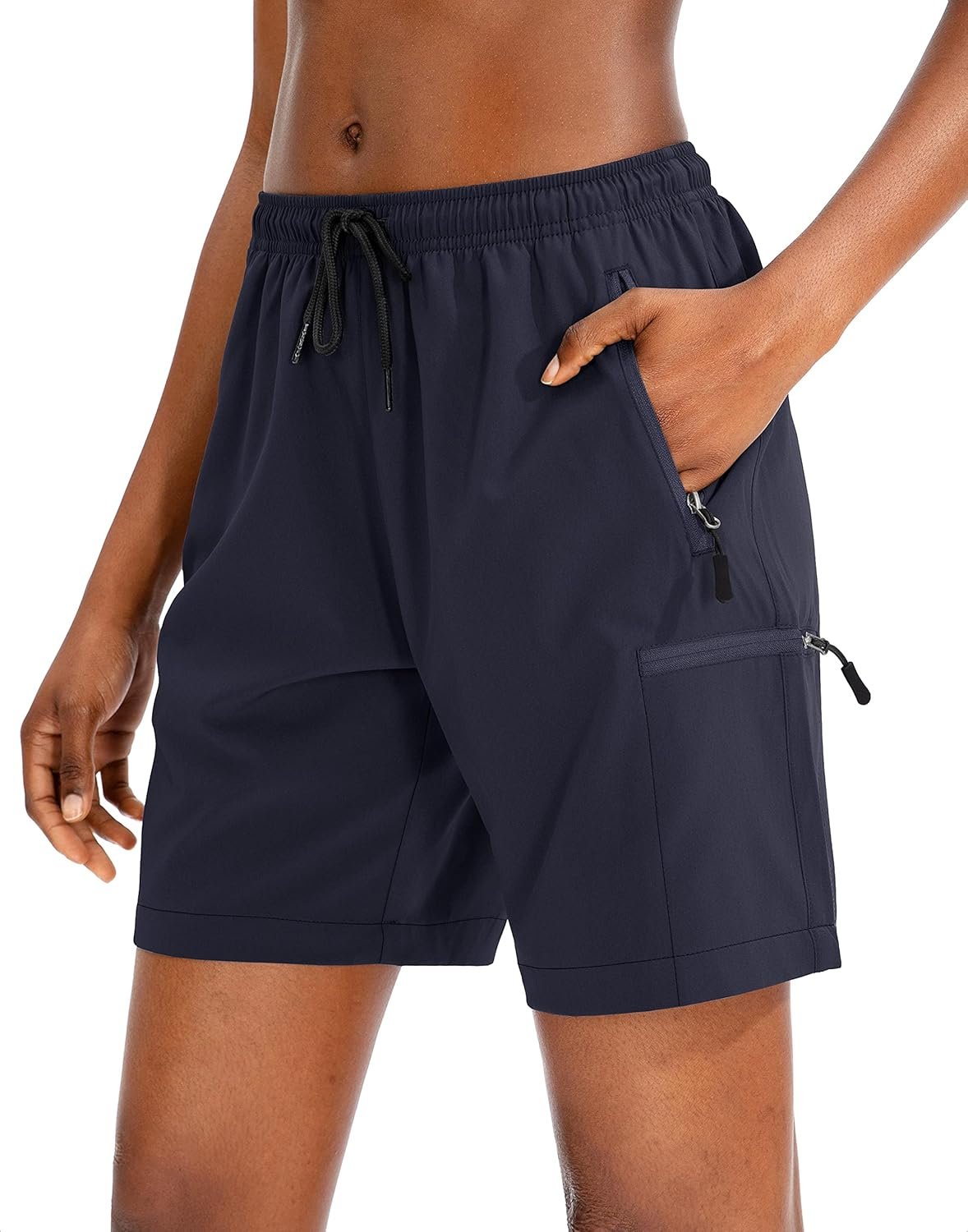 SANTINY Women's Hiking Cargo Shorts